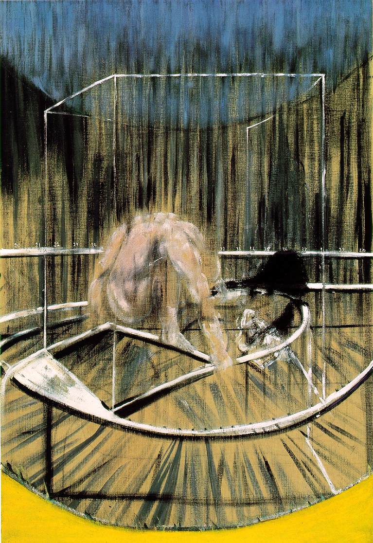study for crouching nude